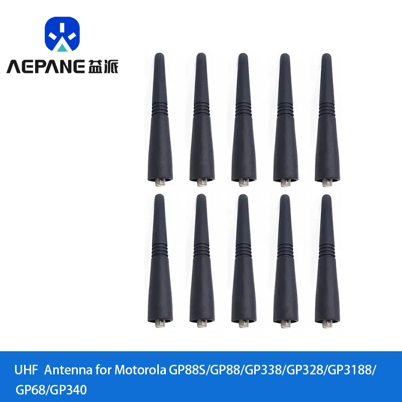 

10PCS UHF Soft Antenna for Motorola GP88S/GP88/GP338/GP328/GP3188/GP68/GP340