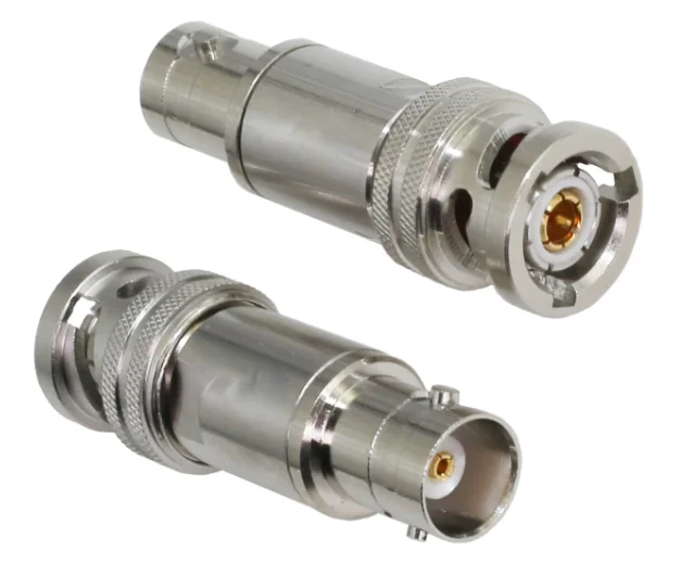 3M-TRX-2F Triple Coaxial BNC Converter Standard BNC Female Adapter 3 Bayonet Converter 2 Bayonet Female