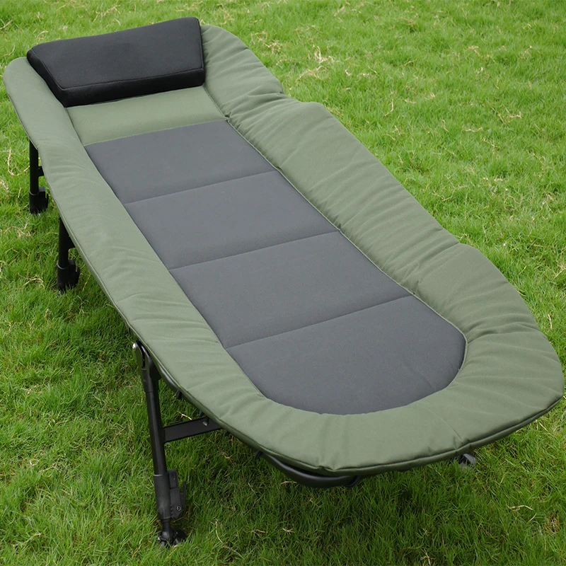 Factory Hot Sale Portable Folding Outdoor Camping and Fishing Bed Chair for Carp Fishing