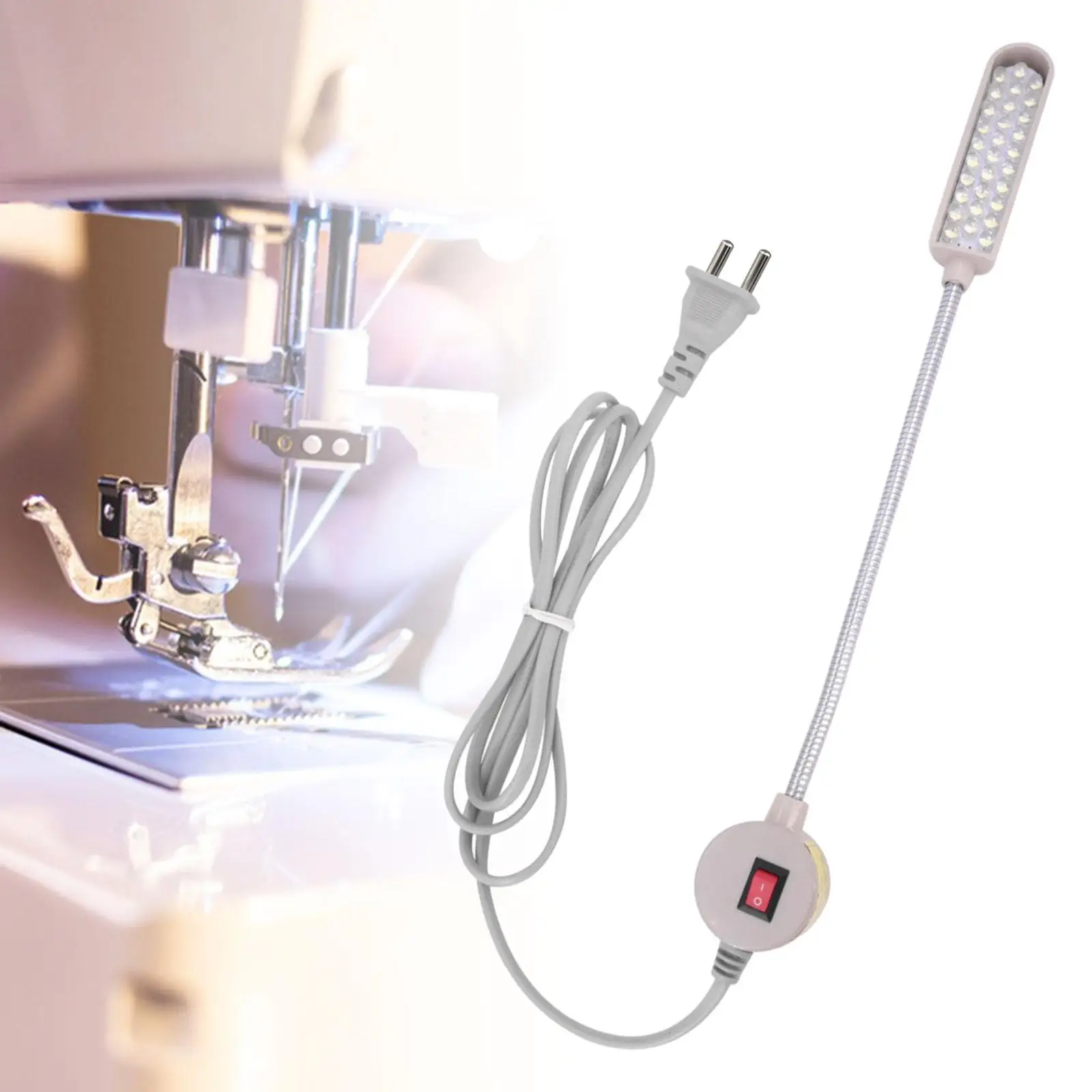 Industrial Sewing Machine Accessory LED Magnetic Base Work Lamp for Sewing Table and Home Use