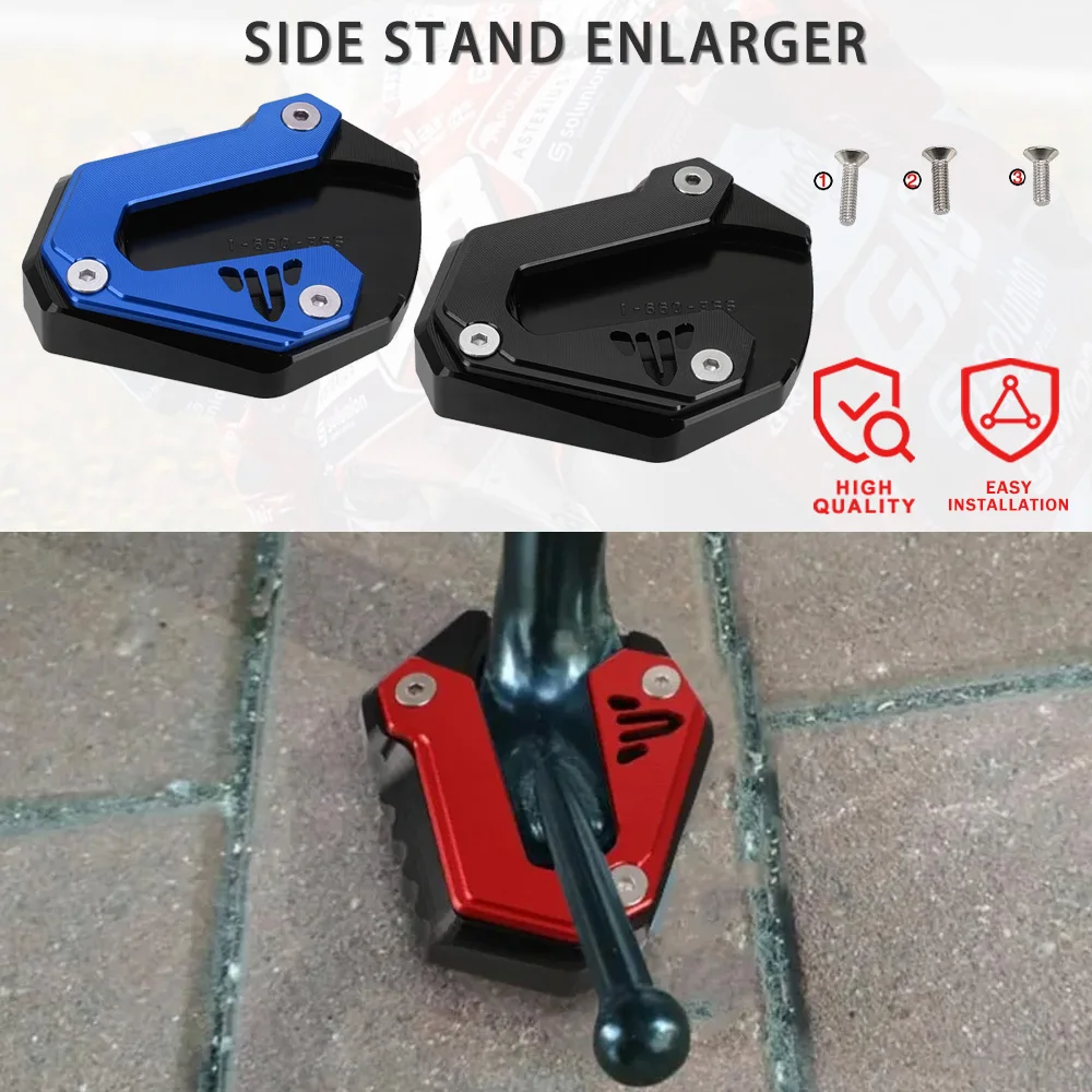 

2026 2025 2024 аксессуары для мотоциклов, боковая подставка для ног, увеличенная подставка, удлинитель, полка для Yamaha TRACER 900/TRACER 900 GT