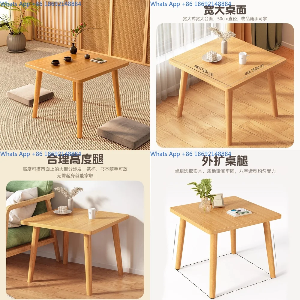 

Small coffee table simple living room side table for sofa balcony bedroom nightstand minimalist design