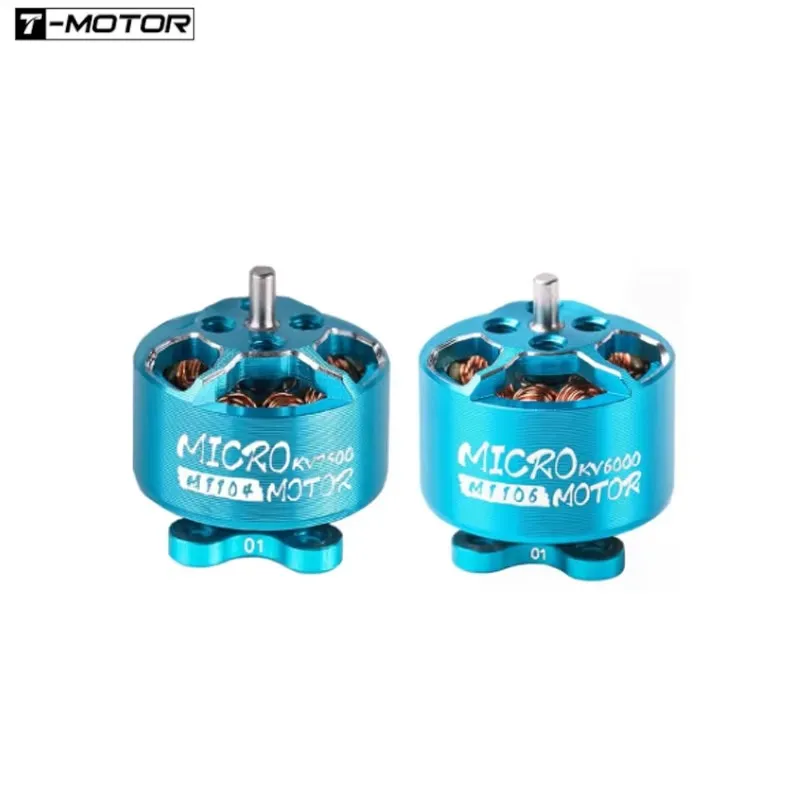 T-Motor M1104 KV7500 M1106 KV6000 Micro Motor Brushless Motor Small Lightweight W/1.5mm shaft For FPV 90mm 110mm Micro Drone