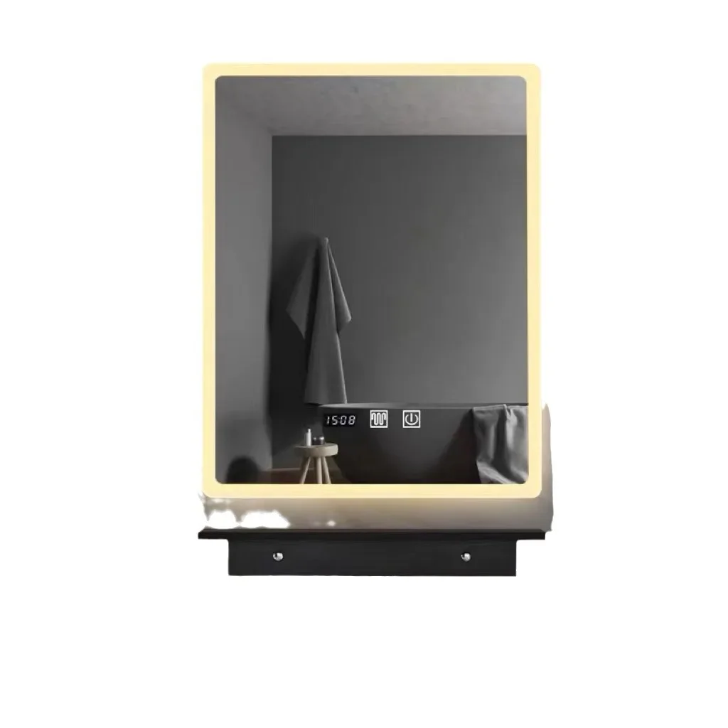 European Premium Quality Oak Full Length Mirror Mobile with Casters All Hardware Included Drawers for Laundry Room Easy Clean