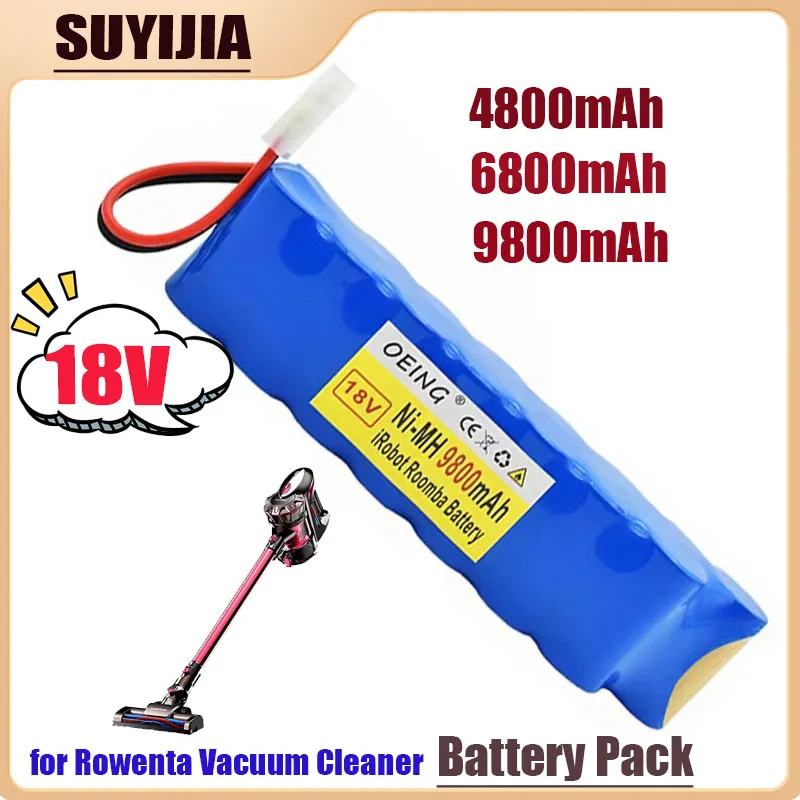 

NEW9800mAh 18V NiMH Battery Pack for Rowenta CD Vacuum Cleaner RH8771 or Tefal Cyclone Extreme Vacuum Cleaner Battery P102 2022