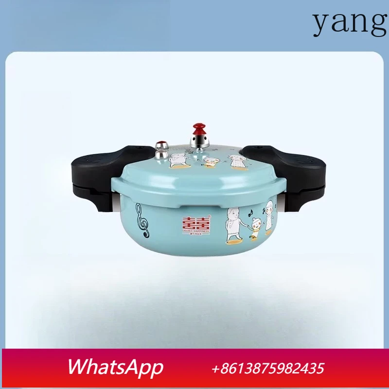 LMM Small Pressure Cooker Mini Portable Gas Pressure Cooker Explosion-proof Household Thickening