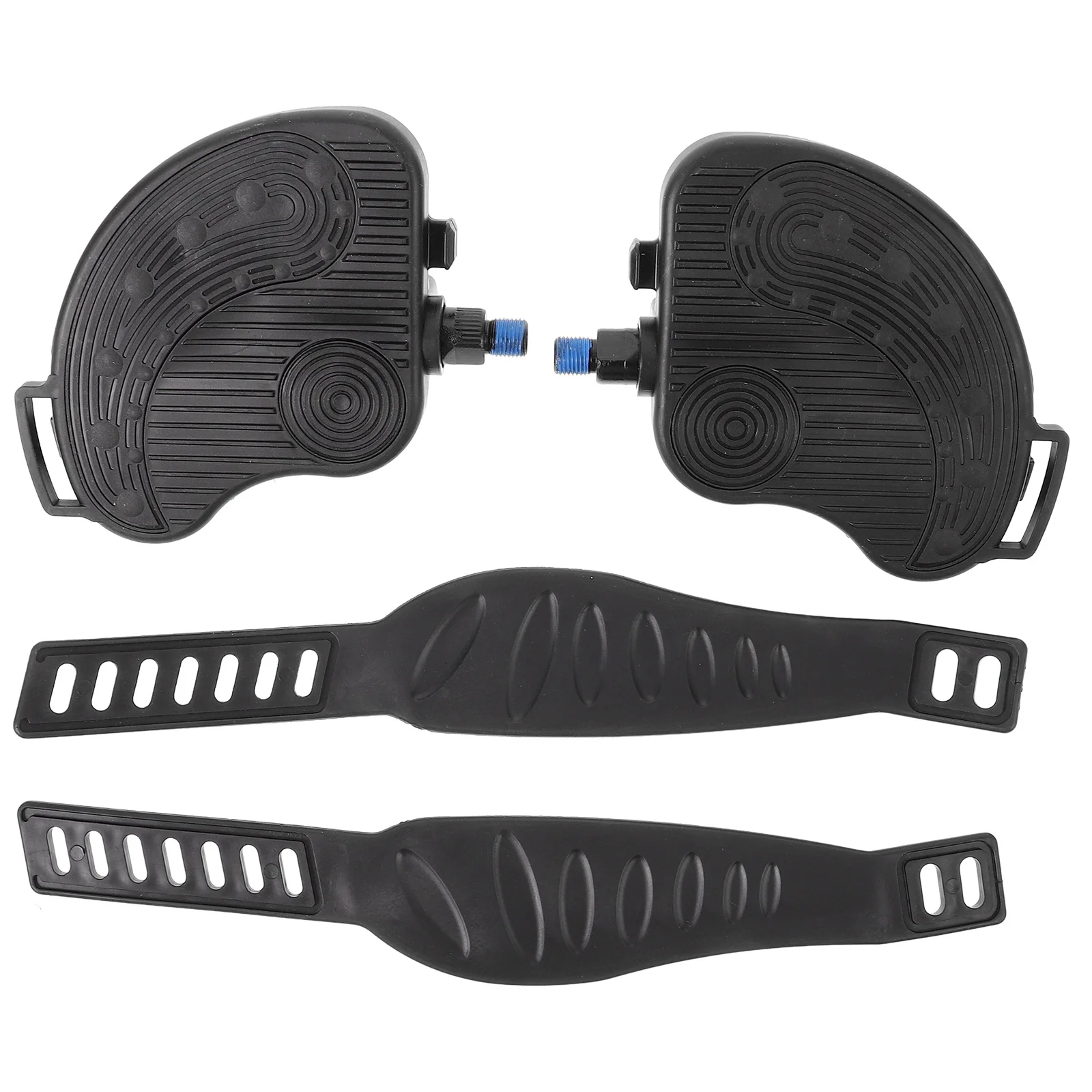 

2Sets Indoor Cycling Pedals Durable Lightweight Antislip Design for Exercise Bikes and Cycling Accessories Flat Pedals Bike