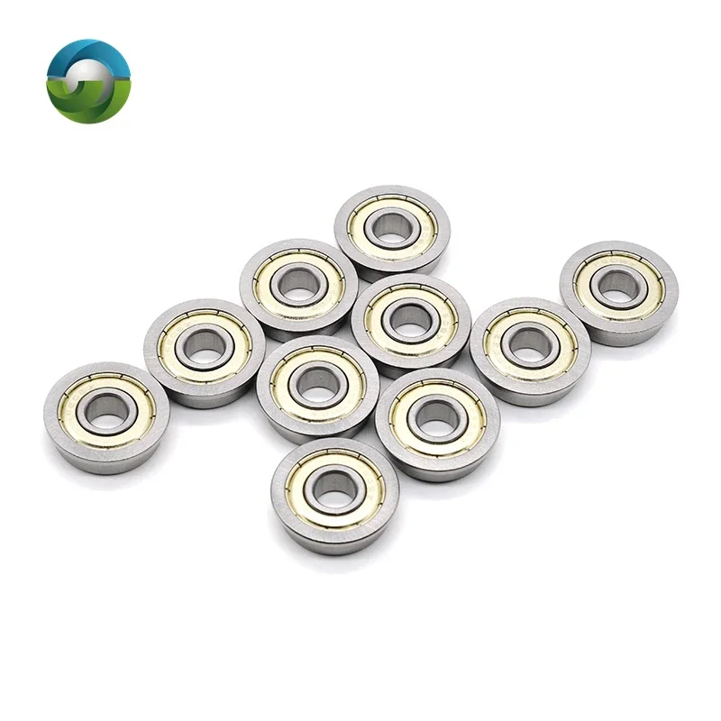 F6801ZZ Flange Bearing 12x21x5 mm ABEC-7 10PCS F6801 Z ZZ Flanged Ball Bearings