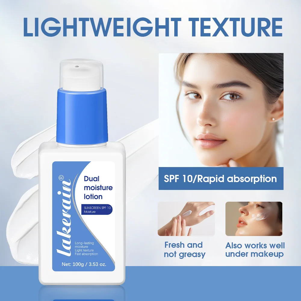 Lakerain Oil-Balancing Face Cream & Primer, Provides Hydration Without Grease, For a Natural, Matte Finish