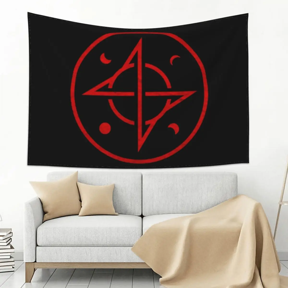 

ATEEZ moon phase symbol Tapestry