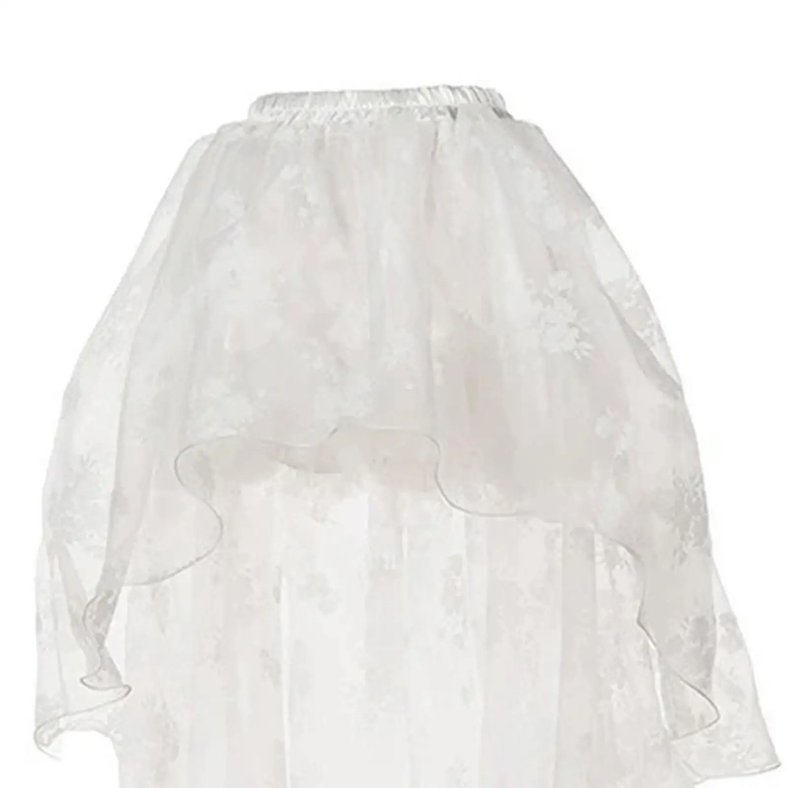 Women High Low Tutu Skirts Tulle Skirt Dovetail Skirts Tulle Bustle Skirt for Formal Daily Wear Bridal Shower Costume Carnival