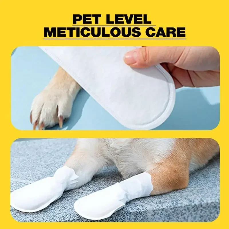 Waterproof Pet Shoes Self-Adhesive Dog Shoes Disposable Shoe Covers Dog Boots Foot Covers Dog Boots Shoes For Hot Pavement