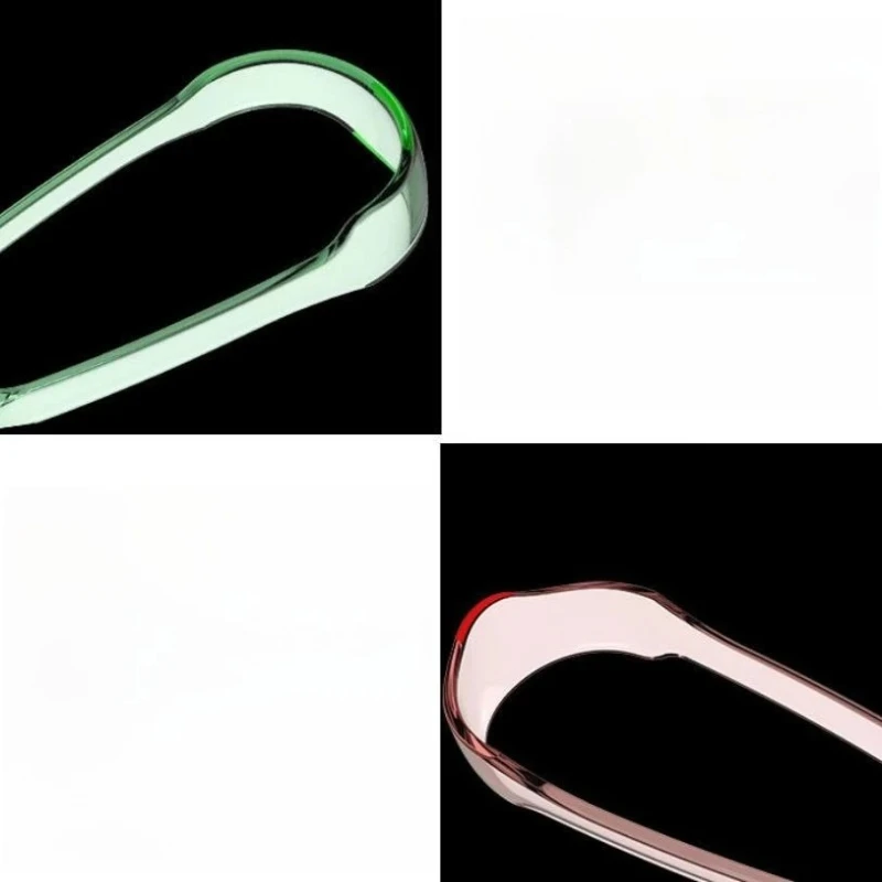 100Pcs Adult Tongue Scraper Food Grade Tongue Coated Cleaning Brush Keep Fresh Breath Oral Hygiene Care Cleaner Tool