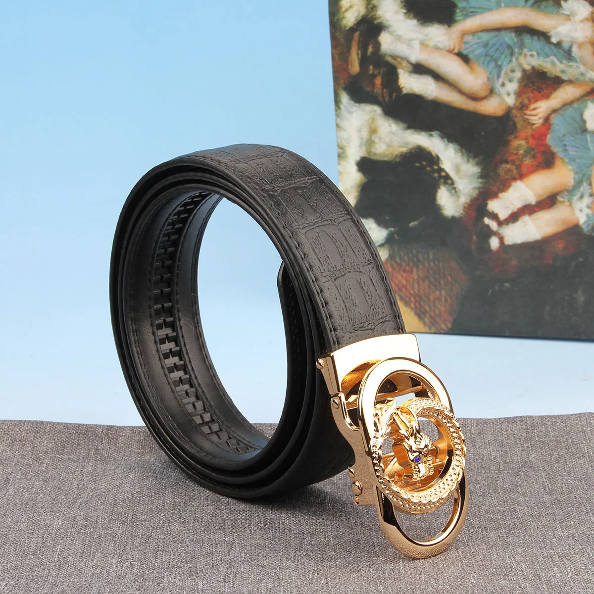 Belts Women Luxury Famous High Quality Dress PU Leather Automatic Buckle Brand Designer Female Belt Multi colored New