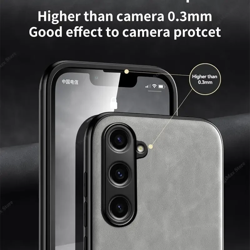 Роскошный кожаный магнитный чехол для Samsung S24 S23 S22 S21 S20 Ultra Plus 5G Cover для Samsung S23 S21 S20 FE Protector Funda Case