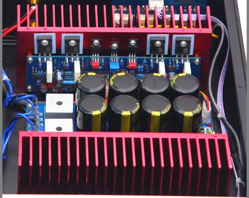 

AC220V AC110V 200W*2 2.0 Channel IRF240 IRF9240 Field Effect FET Tube Double VU Meter Home Music Audio Amplifier