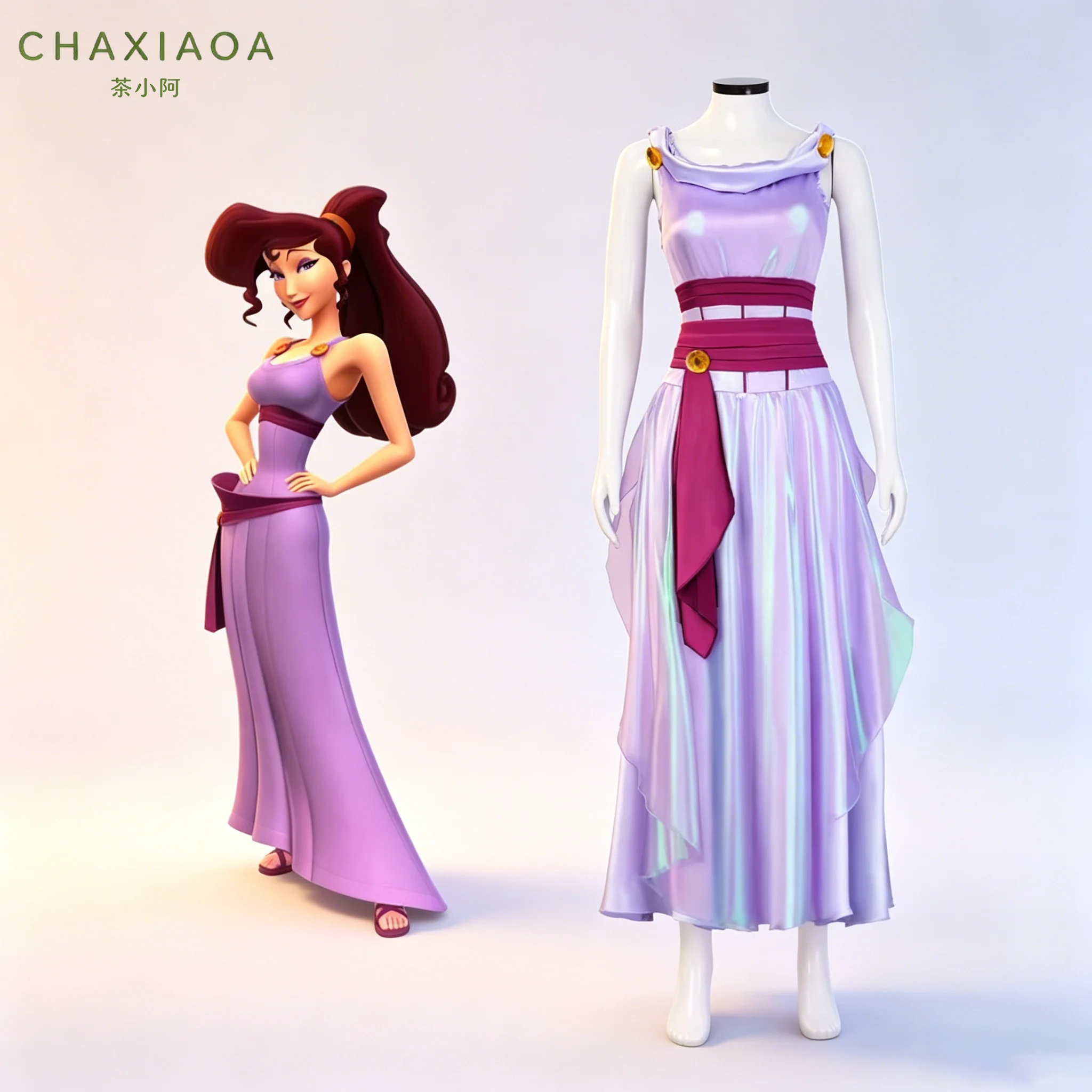

Ancient Greek Style Megara Costume Cosplay Princesse Dress Belt Anime Cosplay Outfit Halloween Party Costume New 2026 For Woman