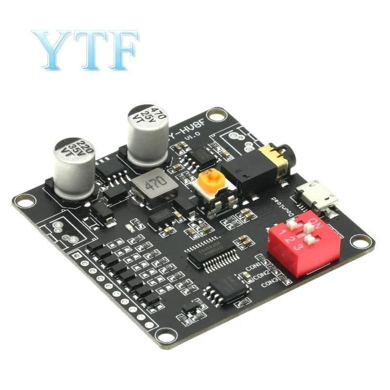 DY-HV8F 12V/24V Power Supply 10W/20W Voice Playback Module Supporting Micro SD Card MP3 Music Player For Arduino