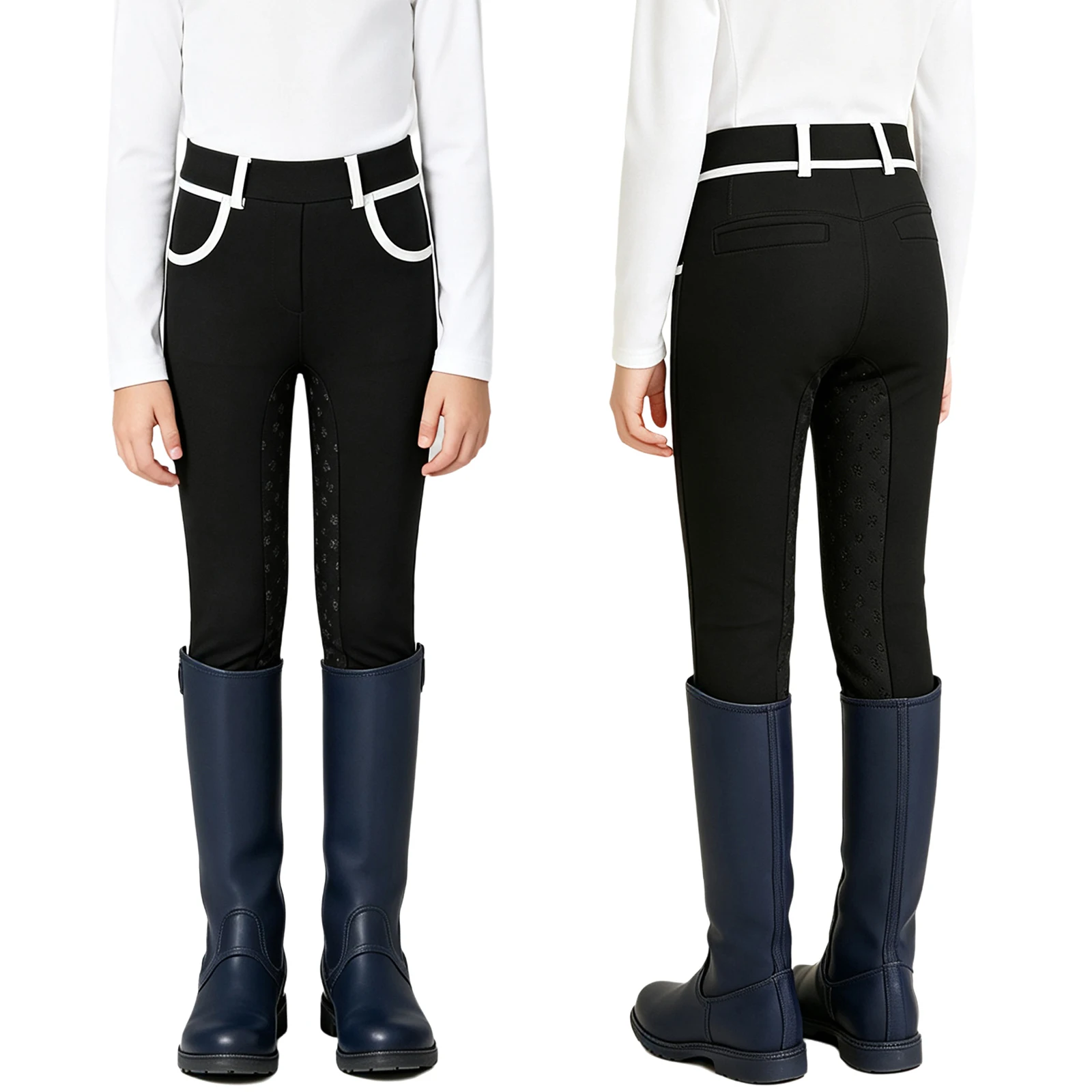 Summer Equestrian Clothing - Children Girls Horse Riding Sports Clothing