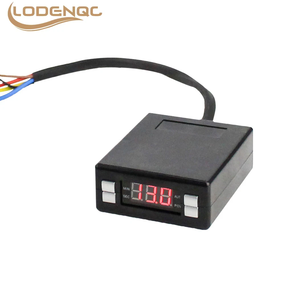 Universal New Turbo Timer 12V mini box style Car Turbo Timer Black Color Red Led Digital Display Turbo Timer LC100806