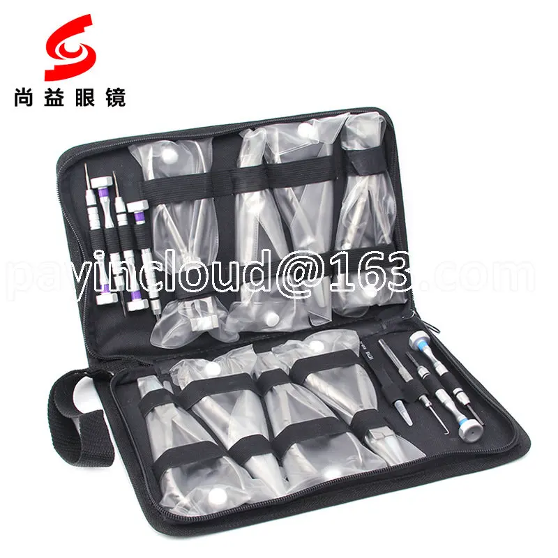 

Glasses Adjustment Tool Screwdriver Tool Large Package Set Glasses Processing Pliers Repair Plastic 16 PCs Accessories