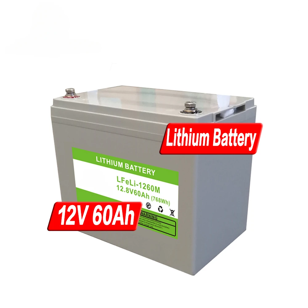 

100% deep cycle 12v 60ah 140ah lithium battery