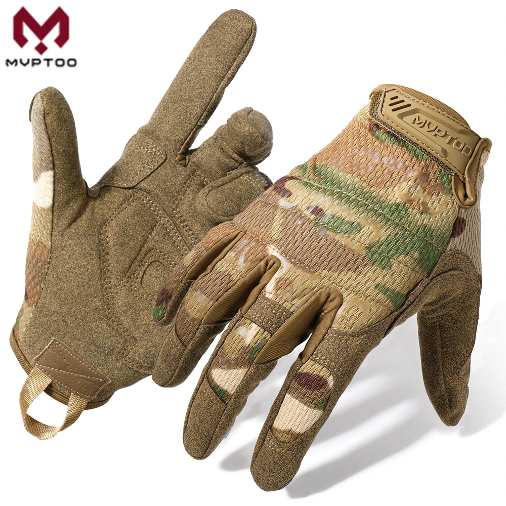Tactical Gloves Touch Screen Full Finger Anti Slip Sports Outdoor Hunting Airsoft Cycling Riding Work Paintball Hiking Fishing