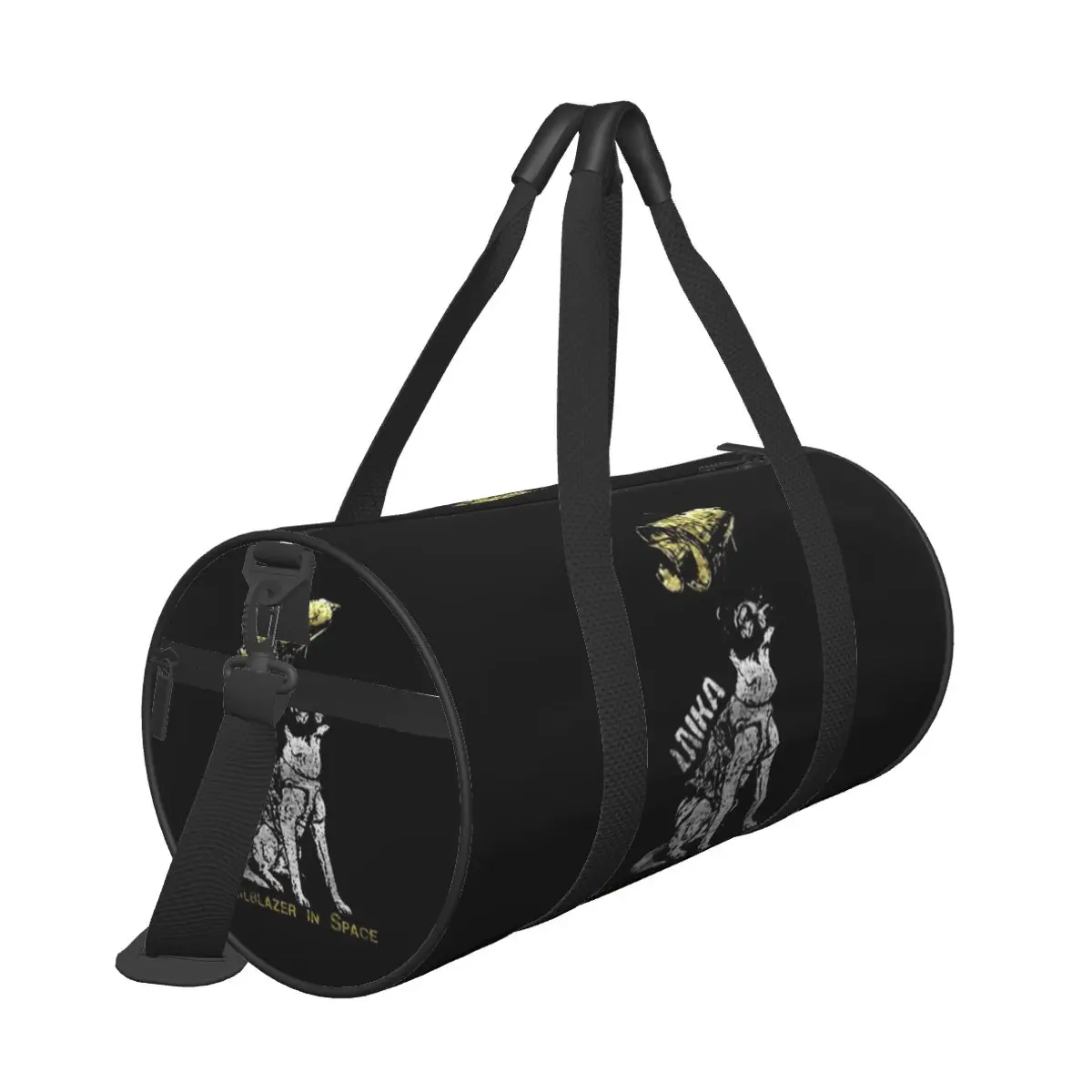 Hot Sale Laika Trailblazer In Space Vintage Dog Travel bag Long Distance Travel Travel Luggage Bag