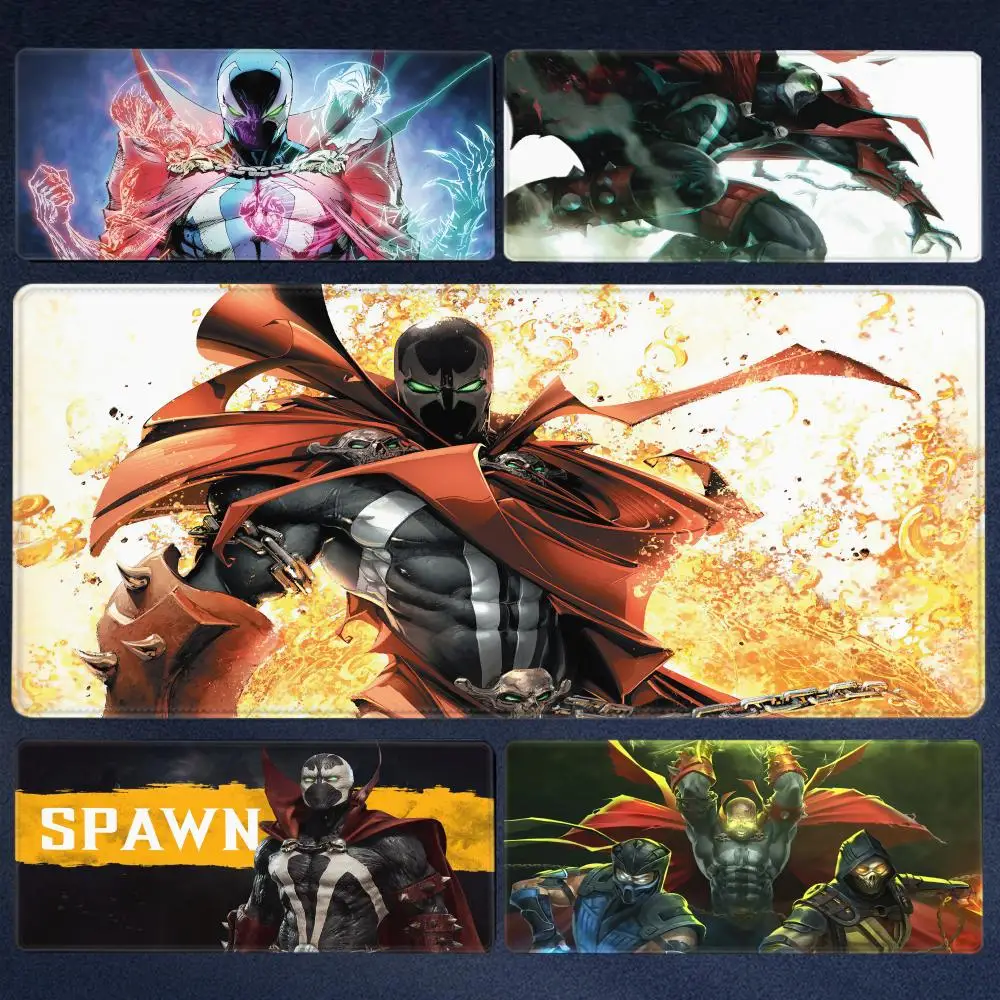 

Spawn Mouse Pad Tablet mouse Pad Laptop xl desktop mouse pad, cute HD Rainbow Gaming keyboard pad, csgo Player, 90x40