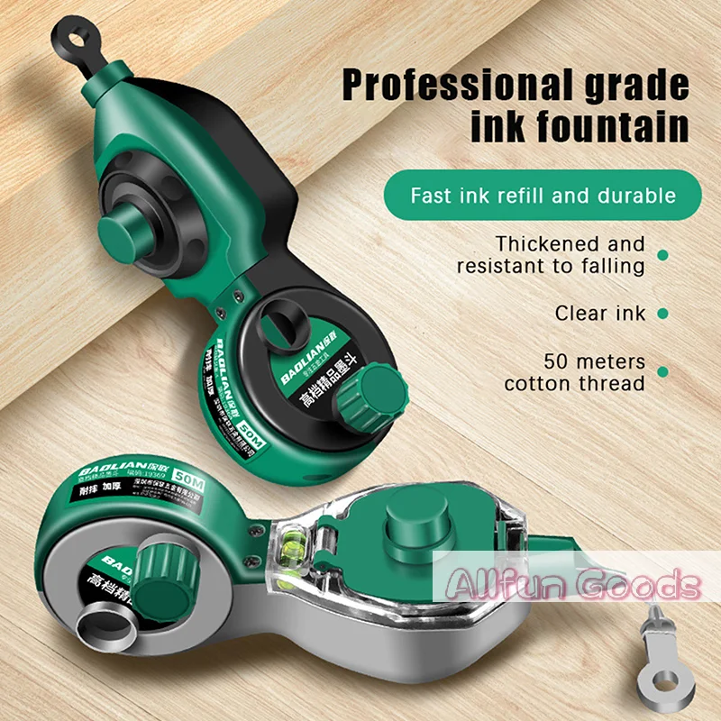 [TG835]Durable Scribes Ink Draw Line Marker Ink Marker Construction Ink Fountain Hand-Operated Carpenter Tools