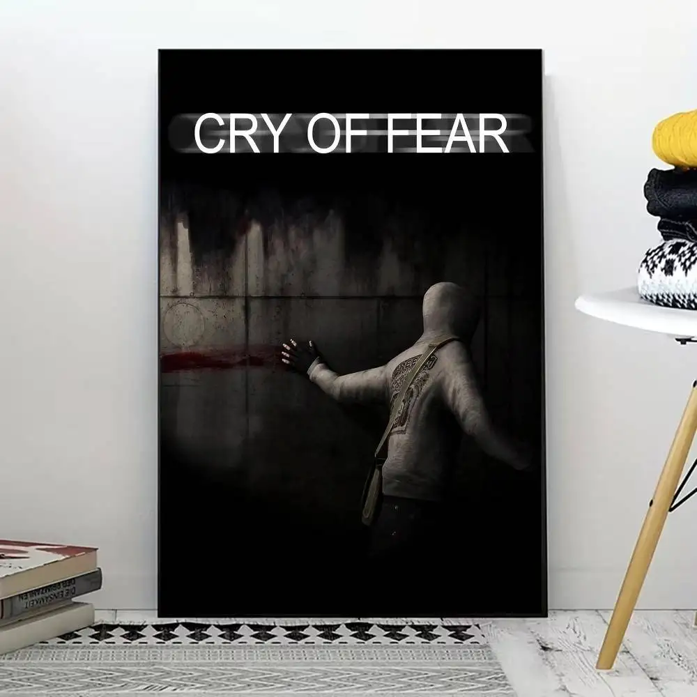 Game Simon Cry of Fear Poster for Modern Decor in Home Offices, Bedrooms, Living Rooms, Kitchens, Bathrooms.