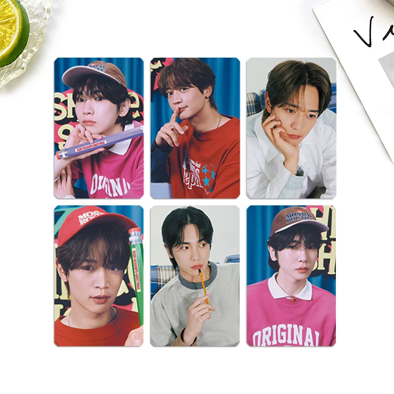 6Pcs/Set SHINee Show Lomo Cards Key Minho 2025 Season's Greetings Photocards Double Sides Fashion Postcards Fans Souvenir Gifts