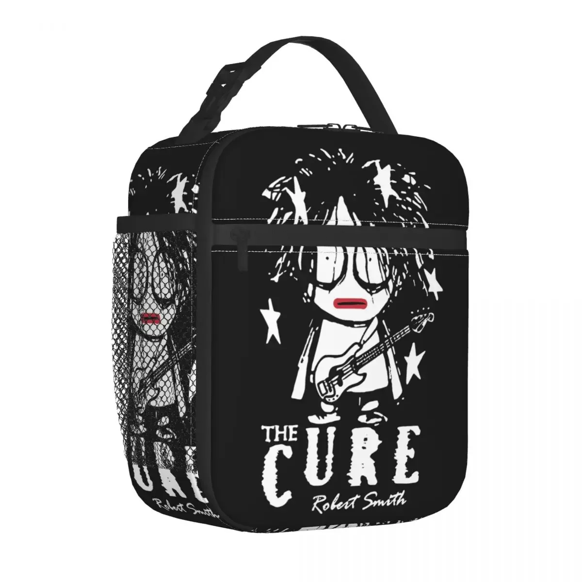 Music Rock Band Cure Insulated Lunch Bag for Women Resuable Robert Smith Cooler Thermal Lunch Tote Office Work School