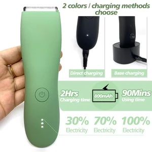 Body Hair Sideboard für Männer, Rasierer, Kugeln Sideboard, Schamnille, Austausch, Keramikblatt, elektrisches Sideboard, wasserdichtes Sideboard 10 Hauptverkaufskeramikklinge - №1