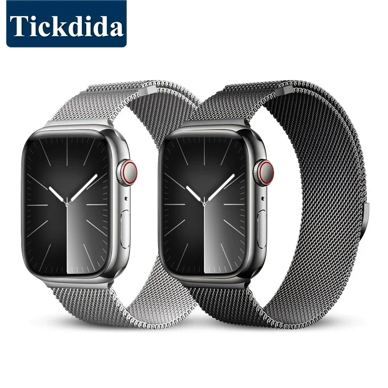 

Milanese Loop Strap for Apple Watch Band Ultra 2 49mm 45mm 41mm Metal Bracelet IWatch Series 9 8 76 5 SE 44mm 40 42mm Watchband