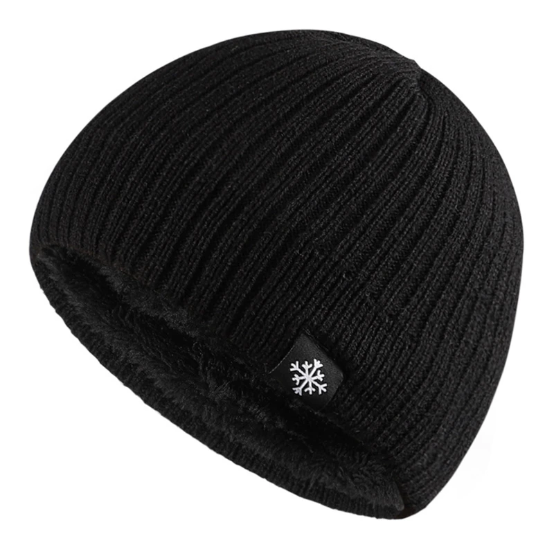 Winter Hat Beanie 2023 Plus Fleece Knit Hat Thicken Men\'s Hat For Women Outdoor Travel Knitted Hat Gift Comfortable Warm Riding