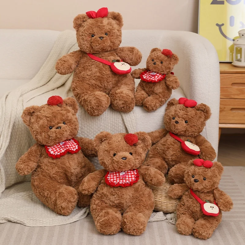 

30/40cm Fashion Bear Plush Toy Soft Stuffed Home Decoration Grab Machine Doll Throwing Doll Kawaii Bear Plushie Toys