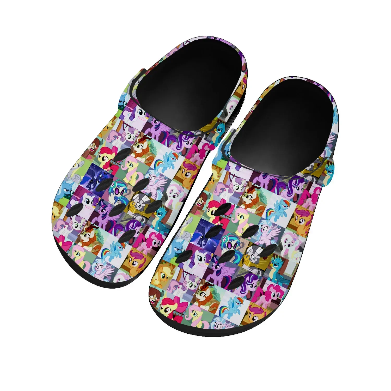 

Rainbow pony Home Clogs Men Women Youth Boy Girl Customize Water Shoe Anime Cartoon Garden Beach Hole Slippers Sandals