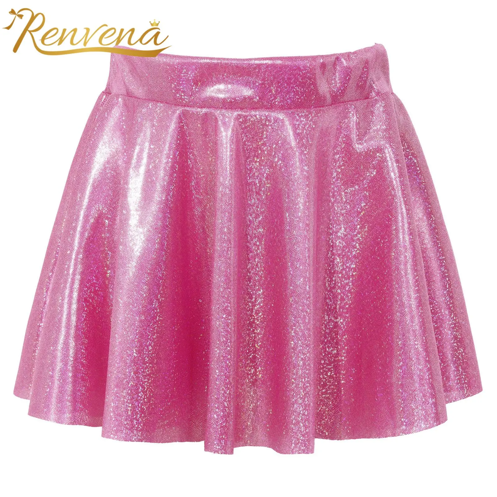 

Fashion Shiny Sequins Girls Skirt 2023 New Spring Summer Kids Pleated Skirt for Girls 2-16 Yrs Children Clothing Dance Miniskirt