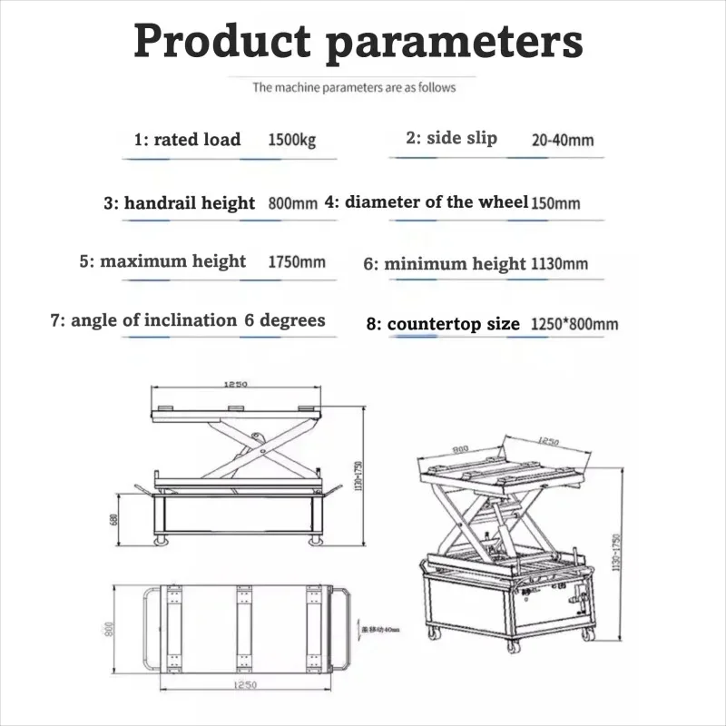 Portable Mobile Battery Lift Cart Universal Service Tool For Workshop Garage Easy Assembly Lightweight Maintenance Equipment