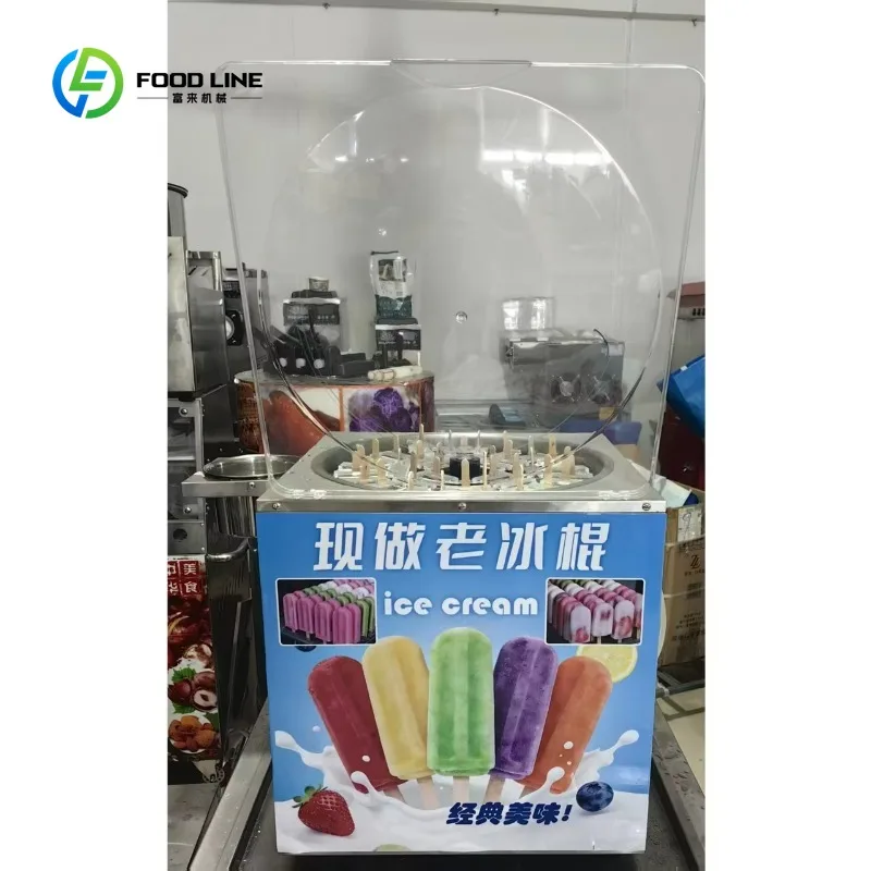 Customized New Design Table Top Popsicle Machine 32 Molds Commercial Automatic Ice Lolly Maker For Fresh Making & Selling