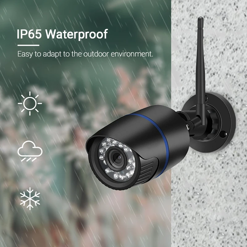 5MP WIFI Cameras HD 1080P Waterproof Open IP Frame Of A Fingered Vision Of The Audio Recording Of The ICS EU PLUG