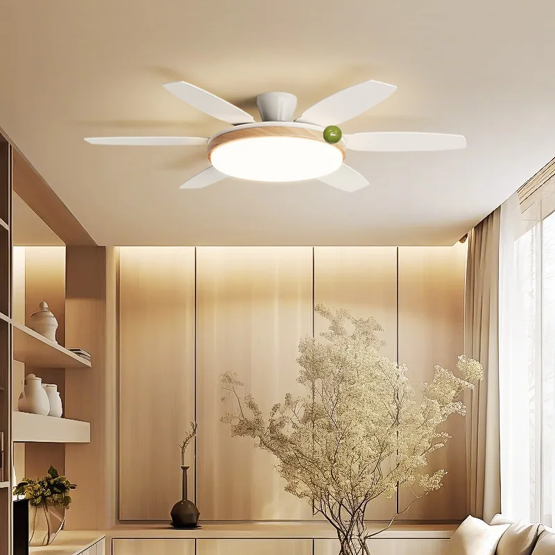 Modern Minimalist Creative Ceiling Fan Light For Bedroom Living Room Balcony Dining Room Indoor Lighting Ventilation Room Decor