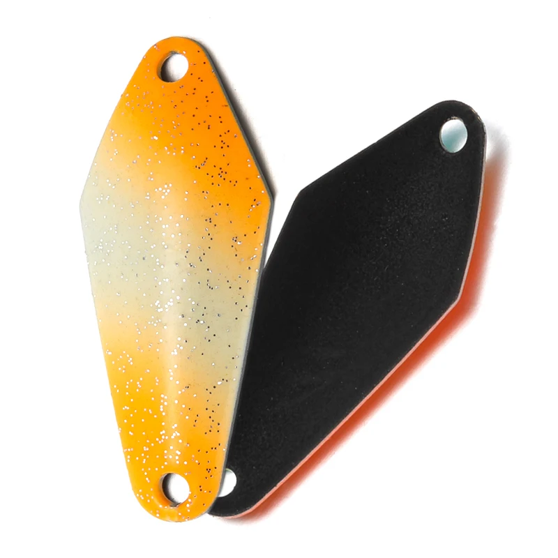 

Pure copper glittering color metal lure, 2.2 grams, 3.2 centimeters, trout imitation bait, fake bait for bass