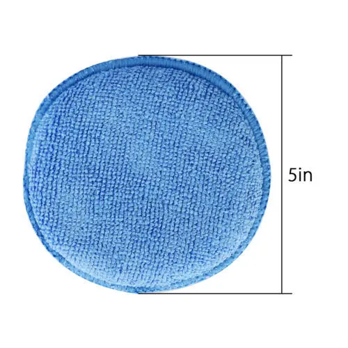 10 قطعة الإسفنج الصبح الأزرق دائم تنظيف السيارات قضيب الوسادة ل الشمع البولندية تقليم الإطارات خلع الملابس بالتفصيل أداة التخميل #4