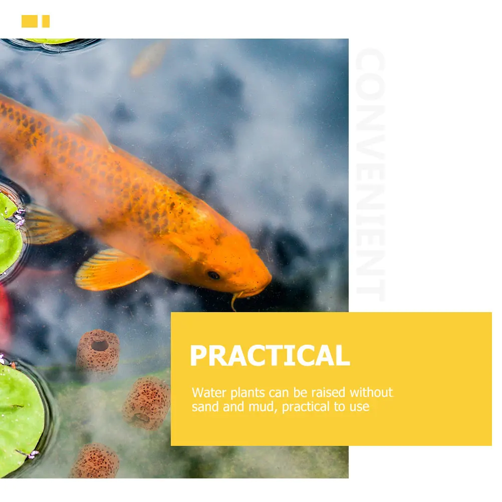 

25pcs Aquatic Plant Fixed Ring Water Weed Gravity Pottery Fish Tank Supplies ReusableDecoration Landscaping Practical