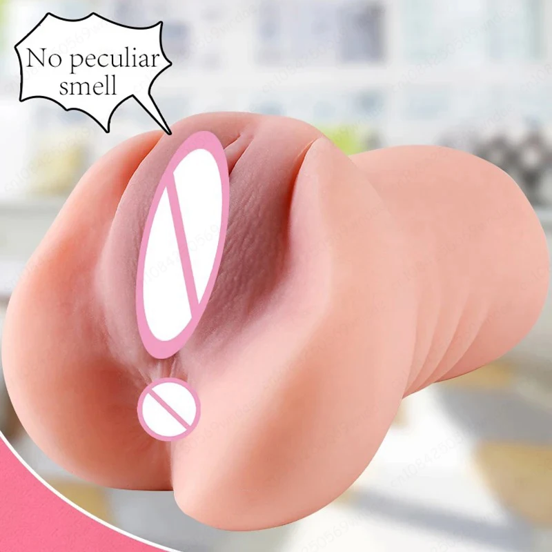 3D Artificial Vagina Male Masturbators Cup Realistic Vaginal Pocket Pussy Real Vagina Anal Soft Silicone Ass Sex Toys for Men