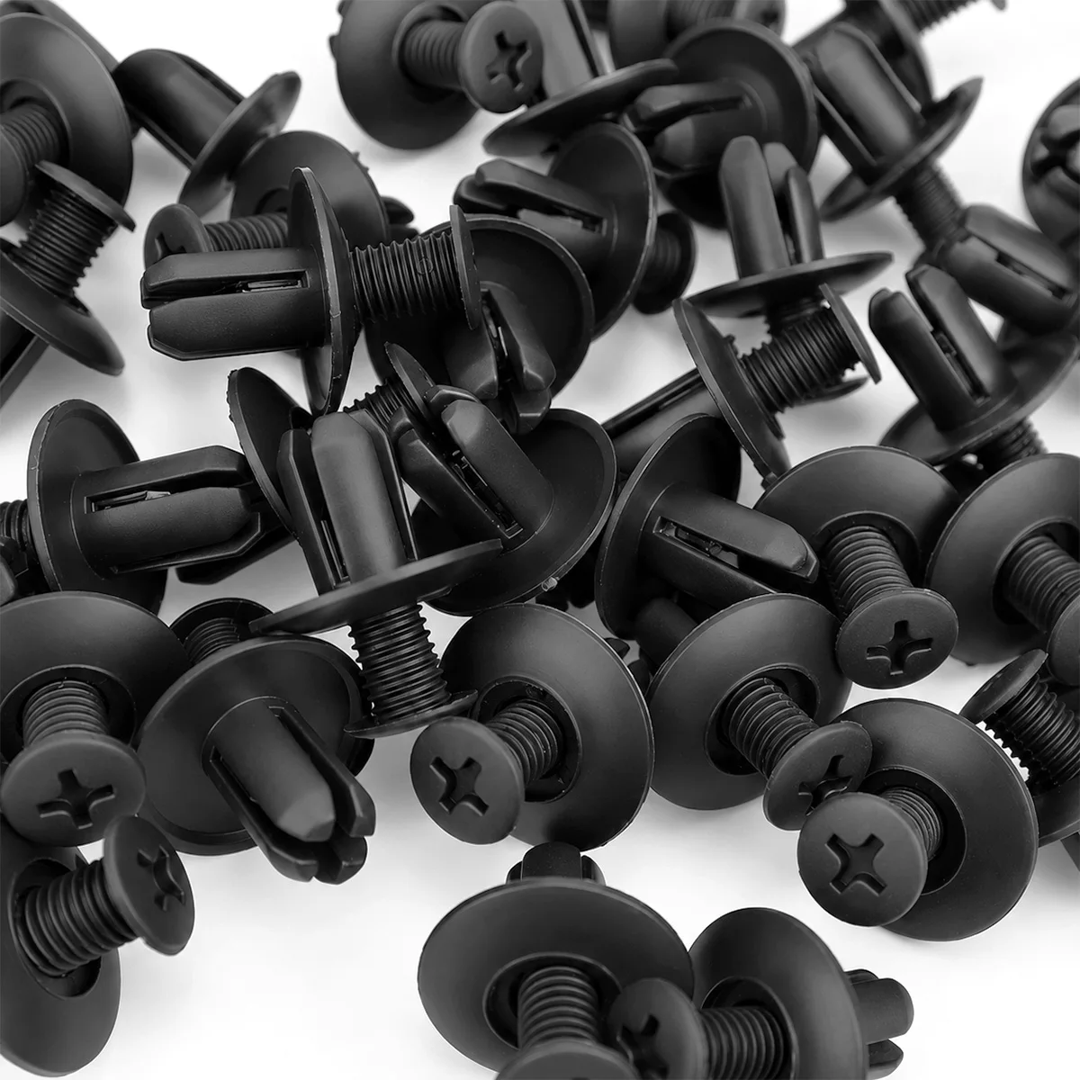 Clip-Befestiger, Druckknopf-Befestiger, Nylon-Halterung, Nietbefestigung für Autotür, Kotflügel, Stoßstange, passend für VW, Toyota, Honda, Ford, Nissan – Detail 4