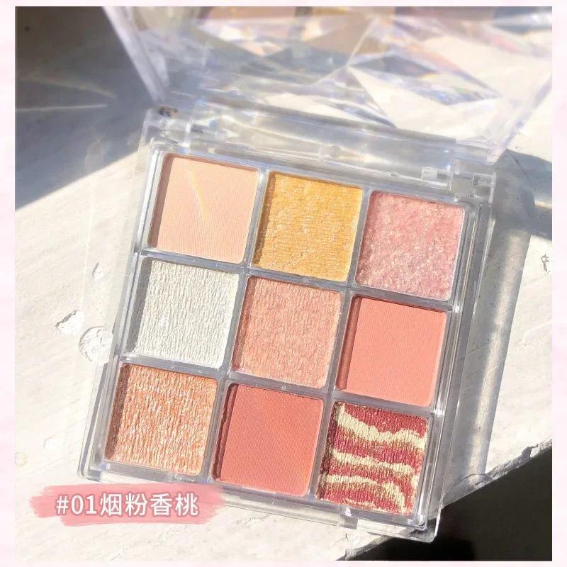 Paleta de sombra de ojos mate nacarada, polvo de purpurina fina, lentejuelas, no quita maquillaje, de Color tierra sombra de ojos, cosméticos