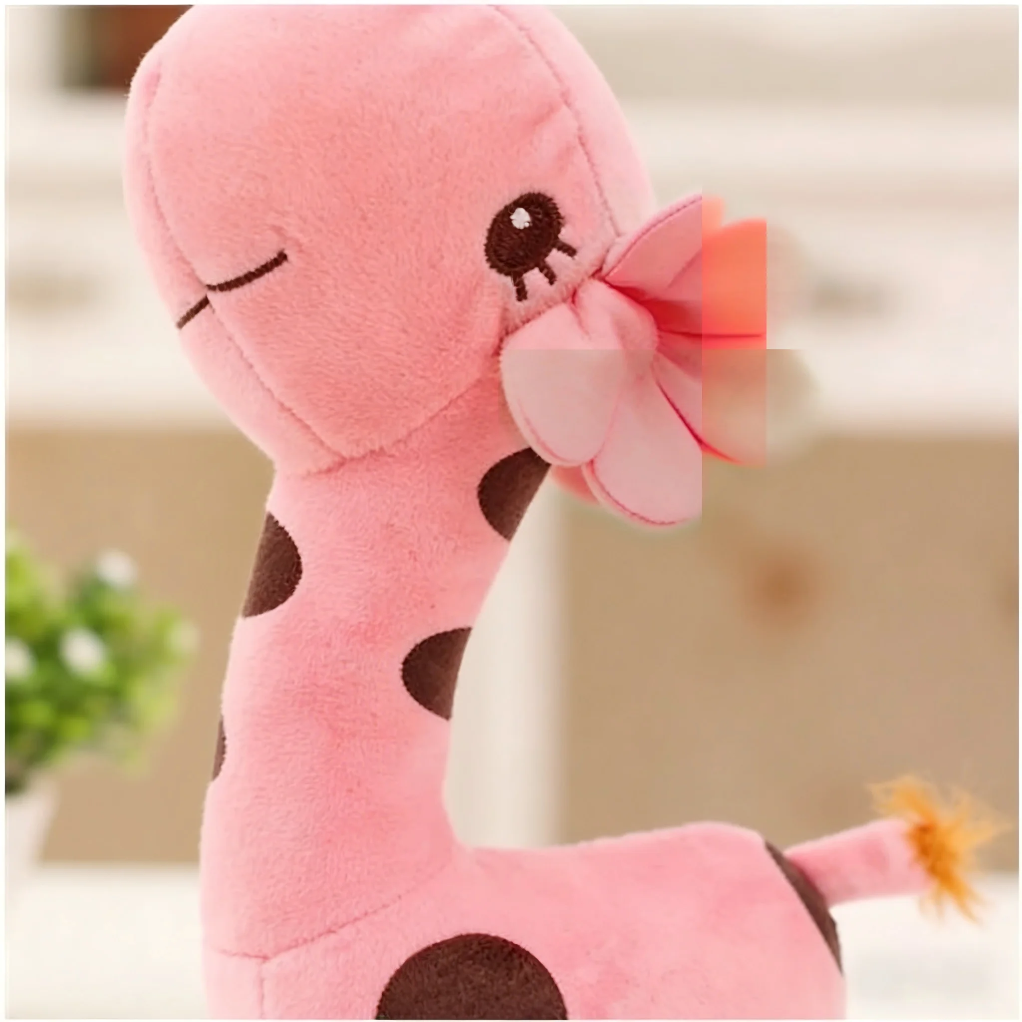 38cm unissex bonito presente de pelúcia girafa brinquedo macio animal querido boneca bebê criança criança natal aniversário feliz presentes coloridos